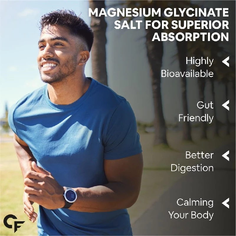 Carbamide Forte Chelated Magnesium Glycinate 2000mg Per Serving Supplement, 50 g-4.webp